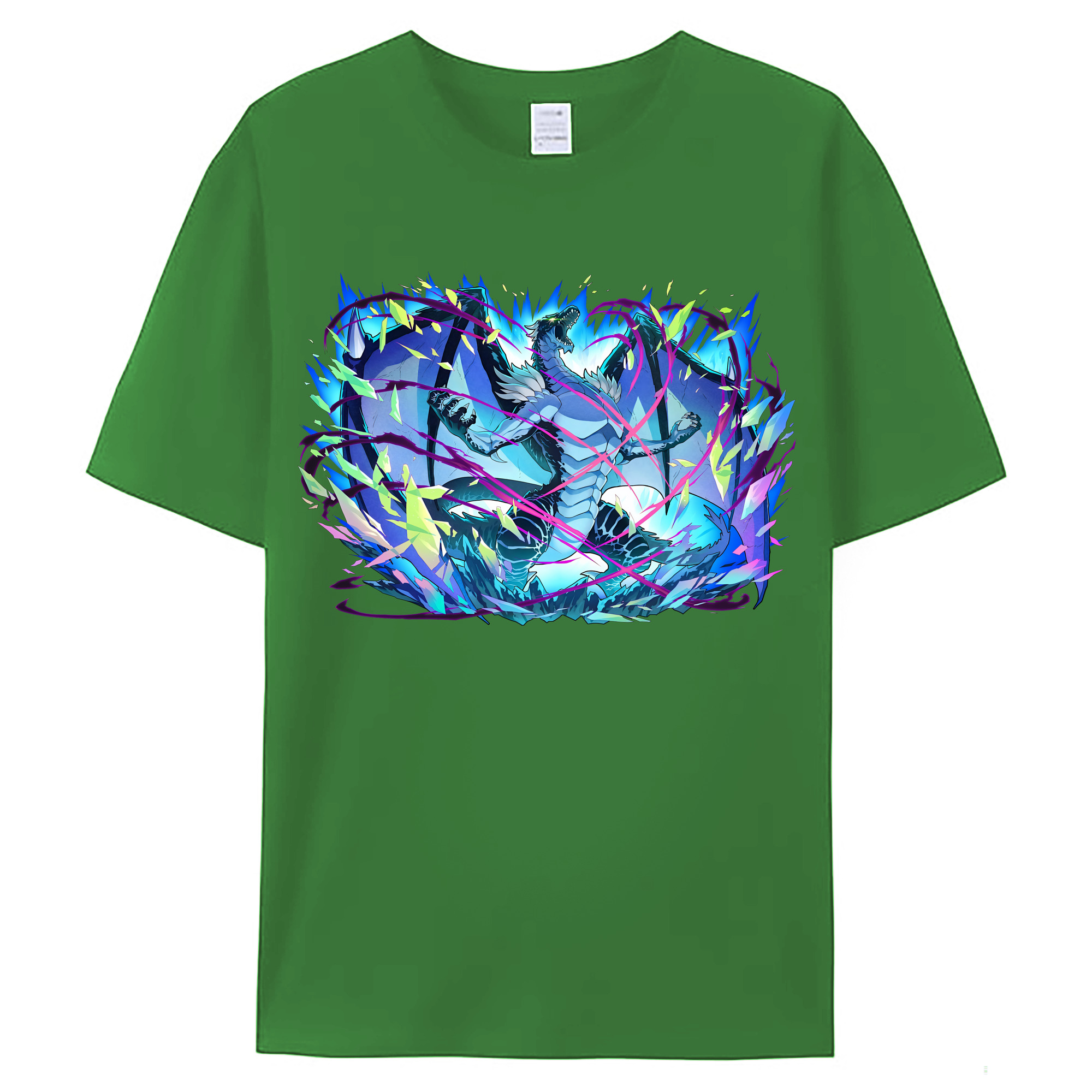 （画像用） 転スラ Regarding Reincarnated to Slime レディースカジュアルプリントTシャツ（綿100％）